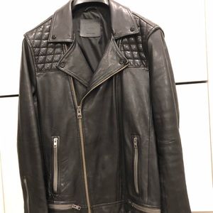 All Saints Conroy Leather Biker Jacket